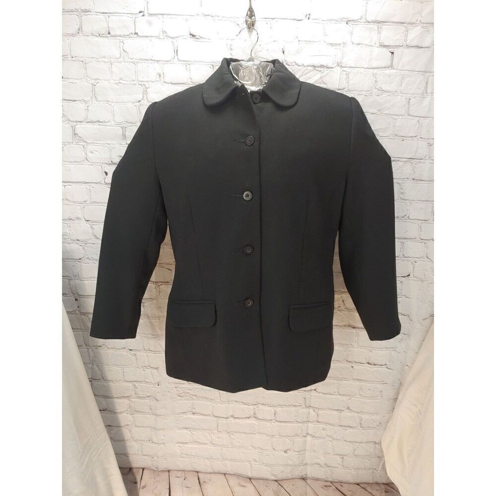 Karen Scott VINTAGE Women's Size 14 Black Jacket.